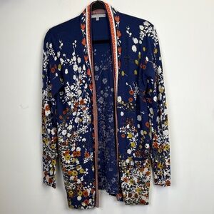 Daniel Rainn Floral Open Cardigan Size small